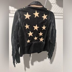 Mauritius Lamb Leather Jacket Size S